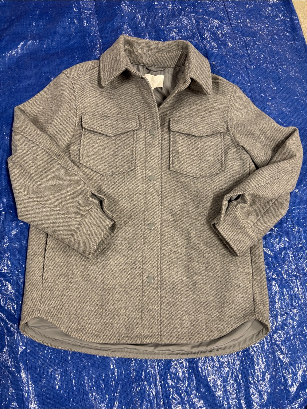 H&M Light Gray Lined Jacket NWT